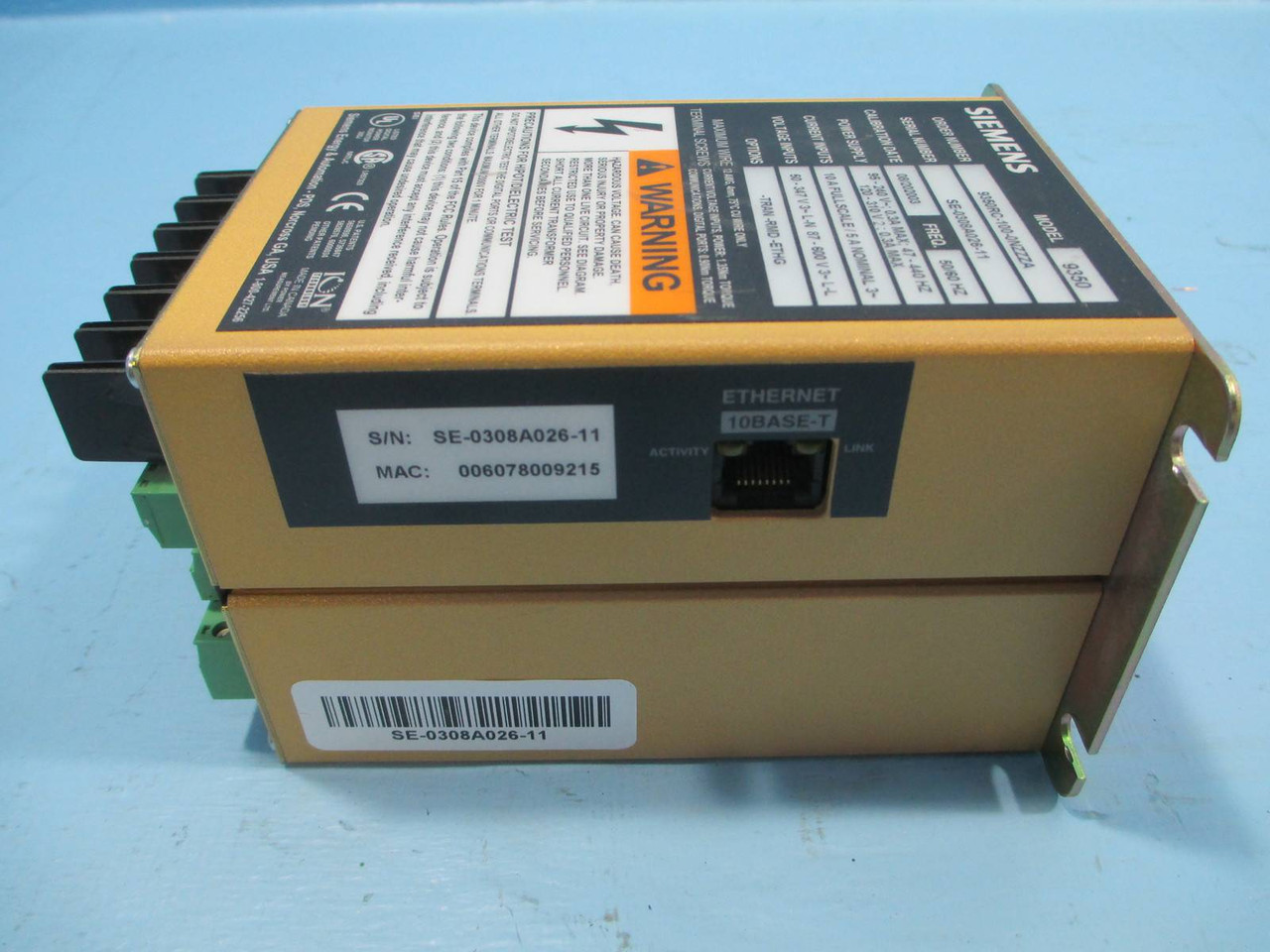 Siemens 9350 9350RC-100-0NZZZA Power Meter Display ION Profibus Access RMD (NP0065-4)
