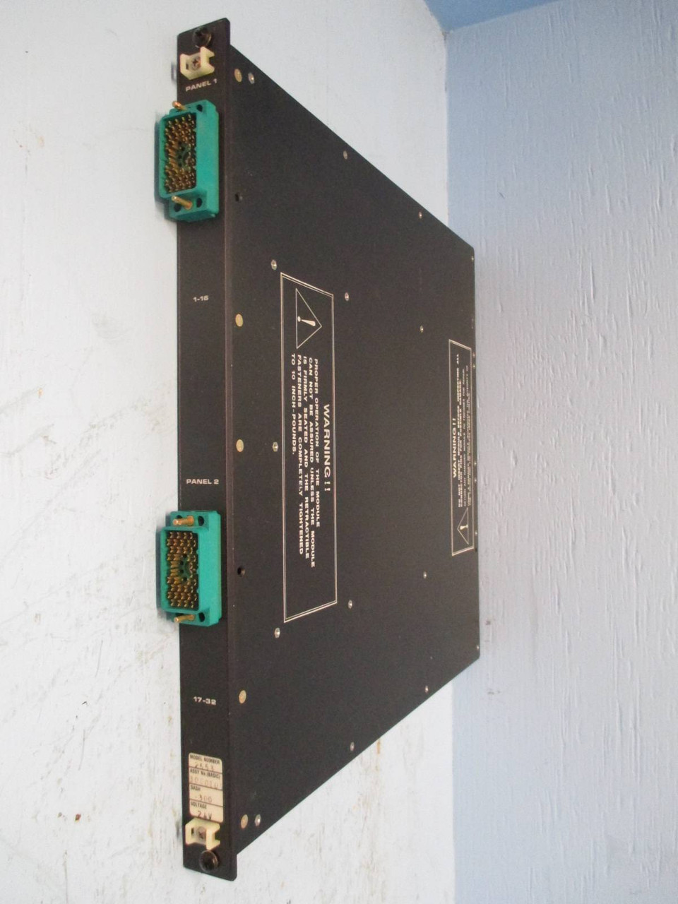Image of Triconex 2553 Digital Input PLC DI External Terminator 3000109-300 7300057-100