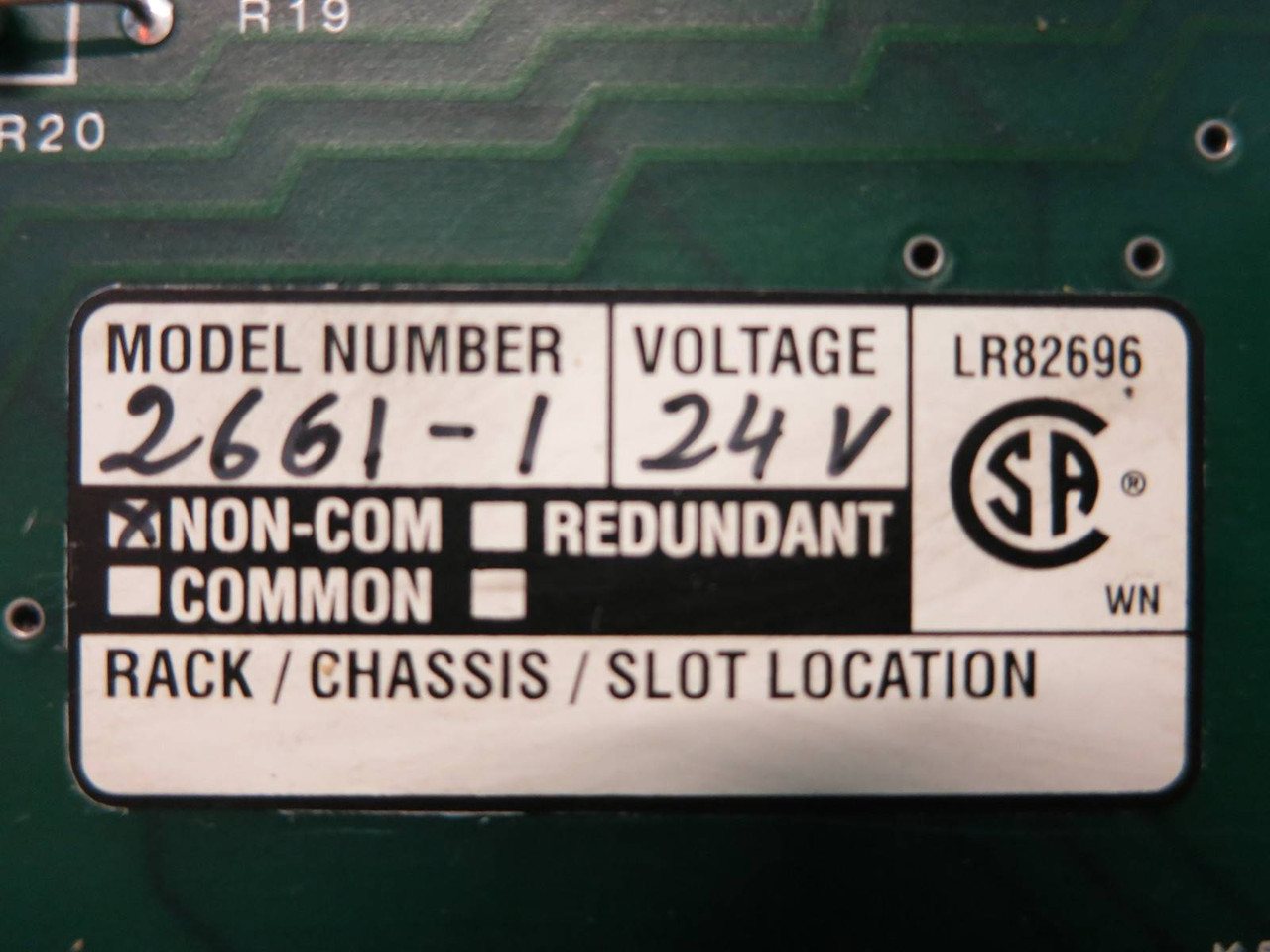 Triconex 2661-1 24V Relay External Terminator PLC 7400121-310 3000290-310 Board (PM0158-8)