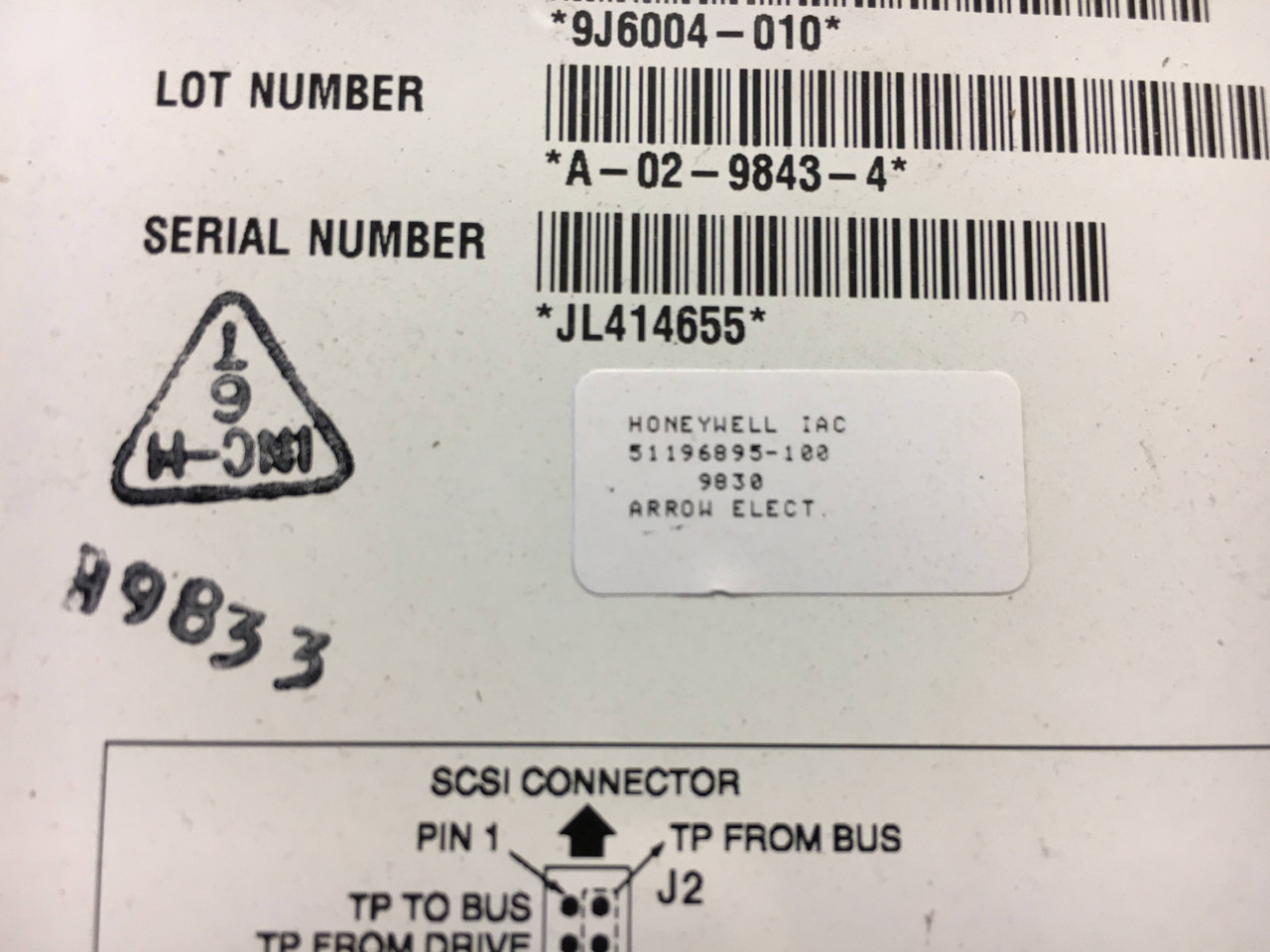 Honeywell 51401929-100 Rv D Single Redundant Drive 51196895-100 51304794-100 PLC (PM0193-1)