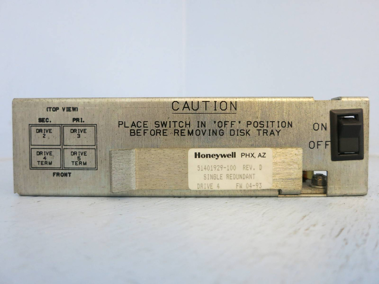 Honeywell 51401929-100 Rv D Single Redundant Drive 51196895-100 51304794-100 PLC (PM0193-1)