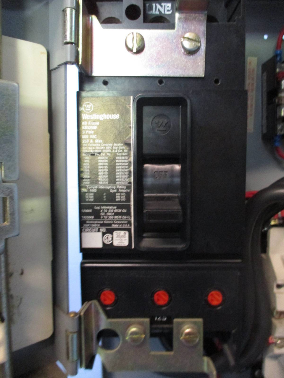FPE 5320-A Size 4 Starter 250A Breaker w/ 125A Trip 24" MCC Bucket 250 Amp (TK0123-1)