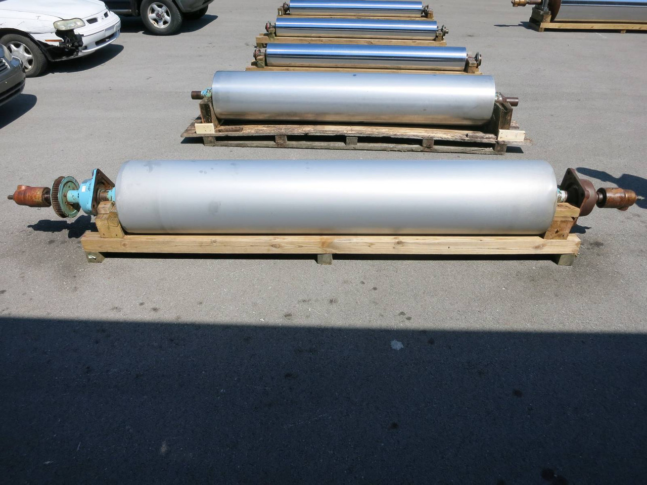 Image of Chill Roll, Chrome Plated - Diameter:18", Roll Length:100", Shaft:133", Chromium