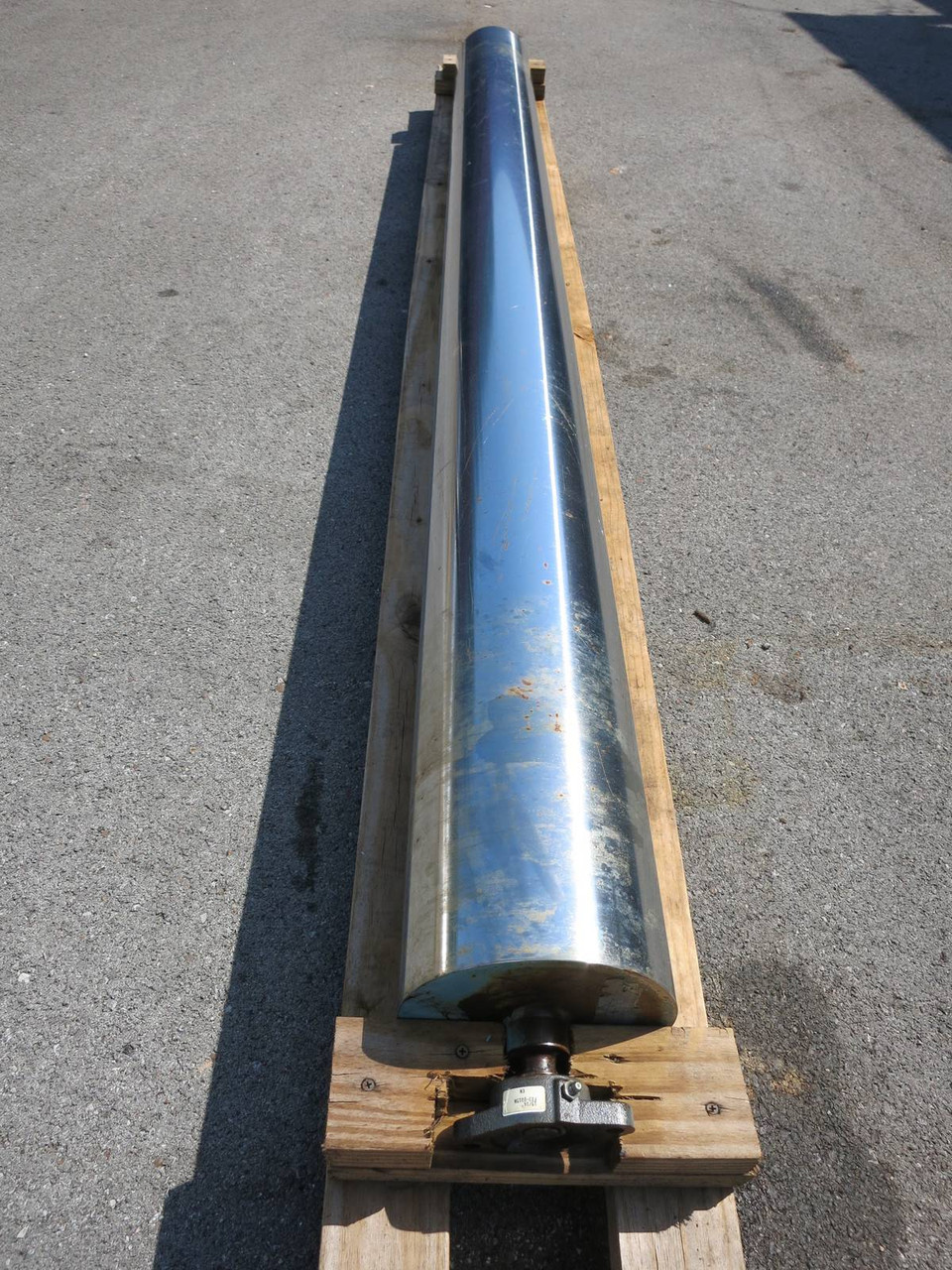 Chill Roll, Chrome Plated - Diameter:8", Roll Length:100", Shaft:106", Chromium (PM0223-1)