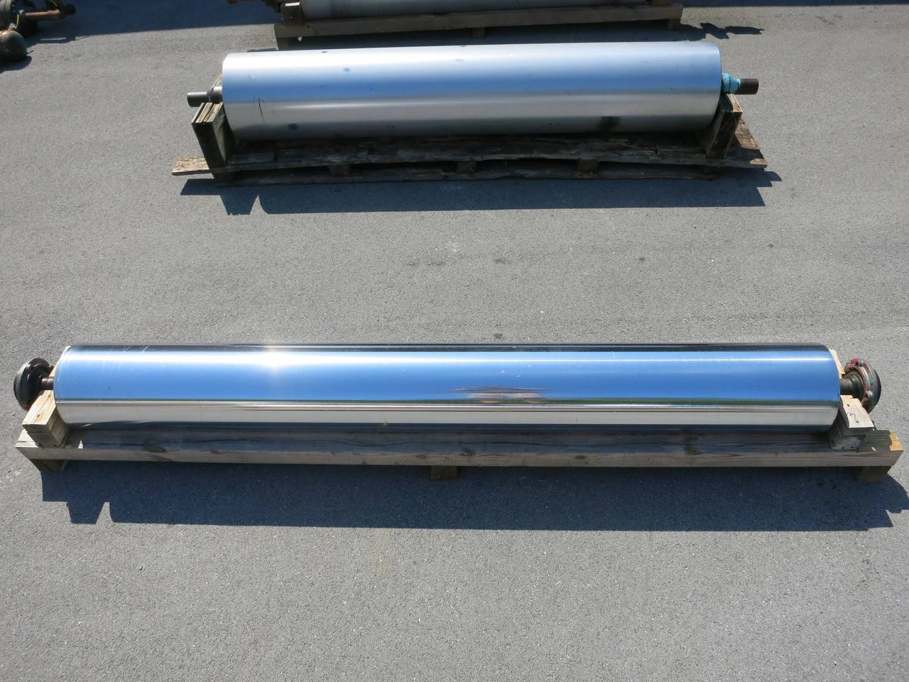 Chill Roll, Chrome Plated - Diameter:12", Roll Length:100", Shaft:116", Chromium (PM0219-1)