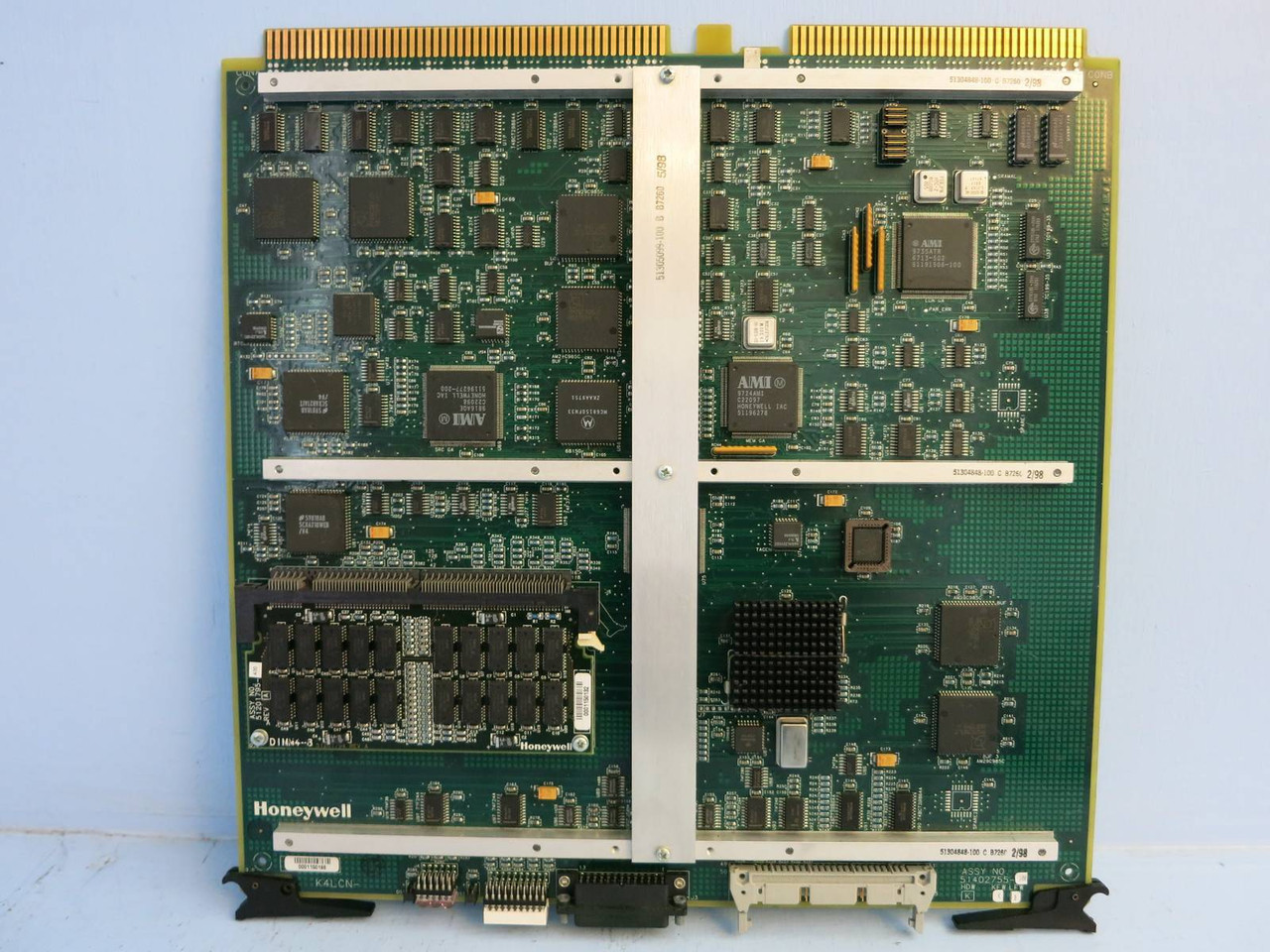 Honeywell K4LCN-8 51402755-100 /w 8 MEG DIMM4-8 RAM 51201795-400 PLC 51402754 E (PM0242-8)