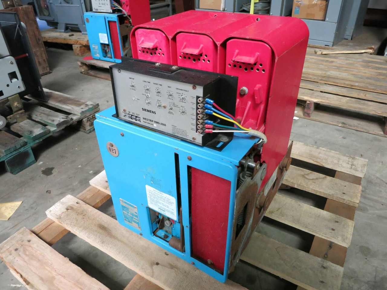 BBC LKE-8 800A Breaker /w LSIG Siemens Westrip RMS-2000 2KLSIG-2A Gould ABB LKE8 (PM0261-2)