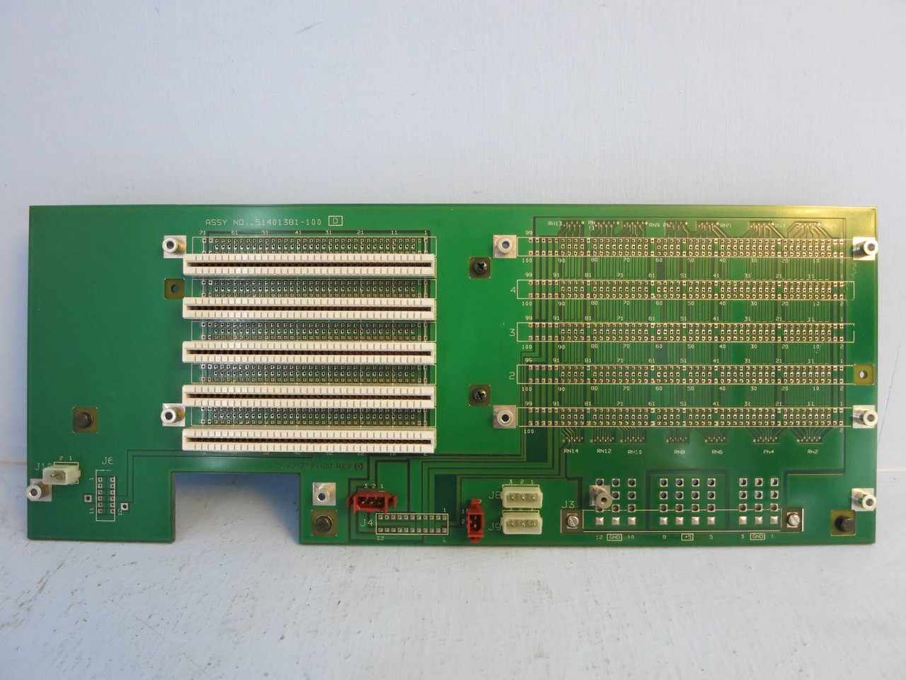 Honeywell 51401381-100 D 5 Slot Module Backpanel 51401379-100 D PLC Chassis Rack (PM0265-1)