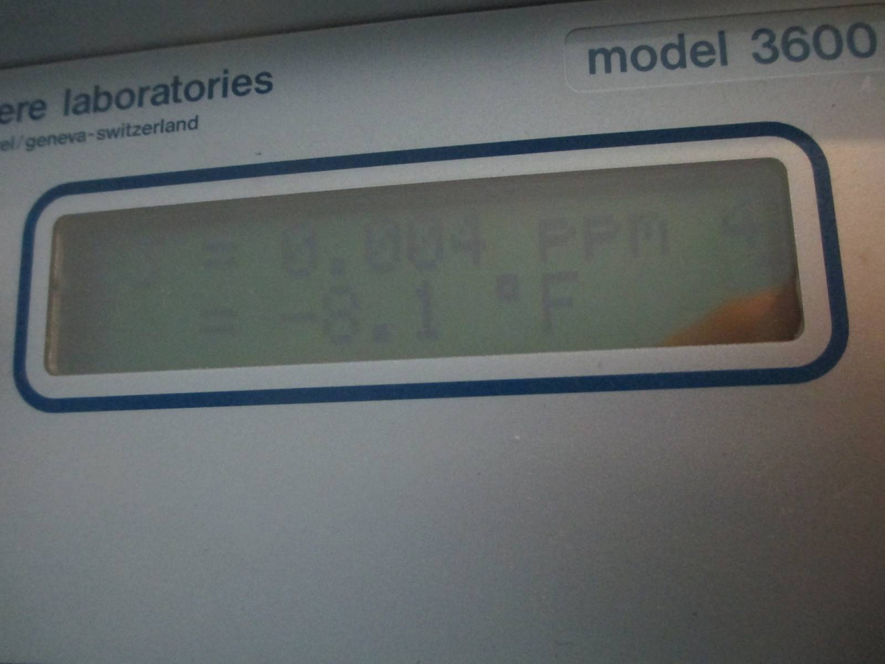 Orbisphere Laboratories Analyzer 3600/320.E Oxygen Controller Ozone Analyser (NP0116-3)