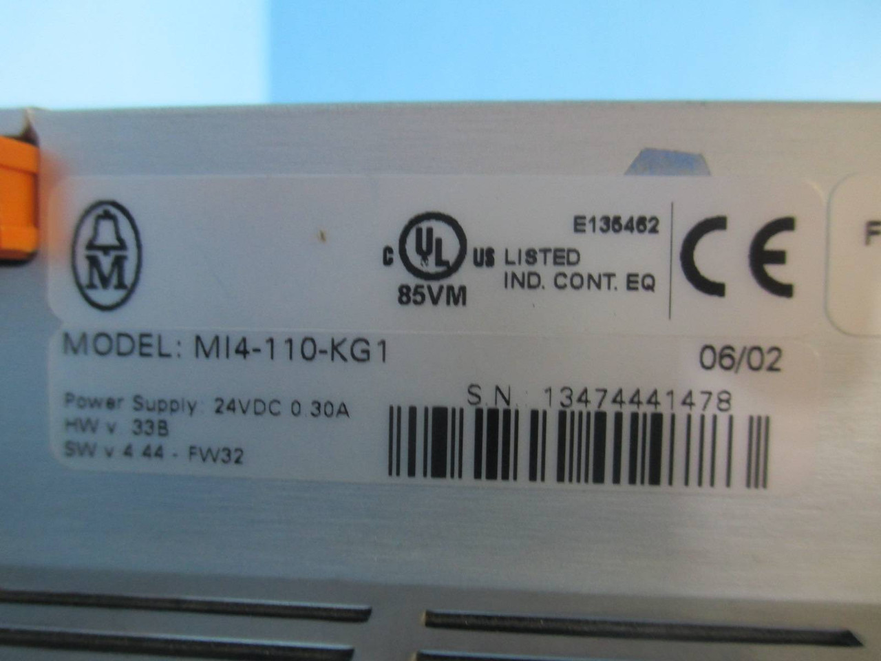 Klockner Moeller MI4-110-KG1 Touchscreen Display MI4-110-KG1 Interface 24 VDC (NP0152-1)