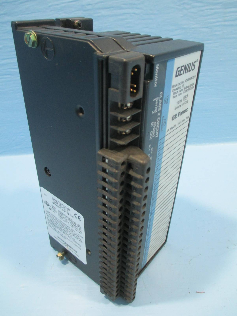 GE Fanuc IC660EBD024W Genius Source In Out IC660EBD025 W General Electric PLC (NP0172-2)