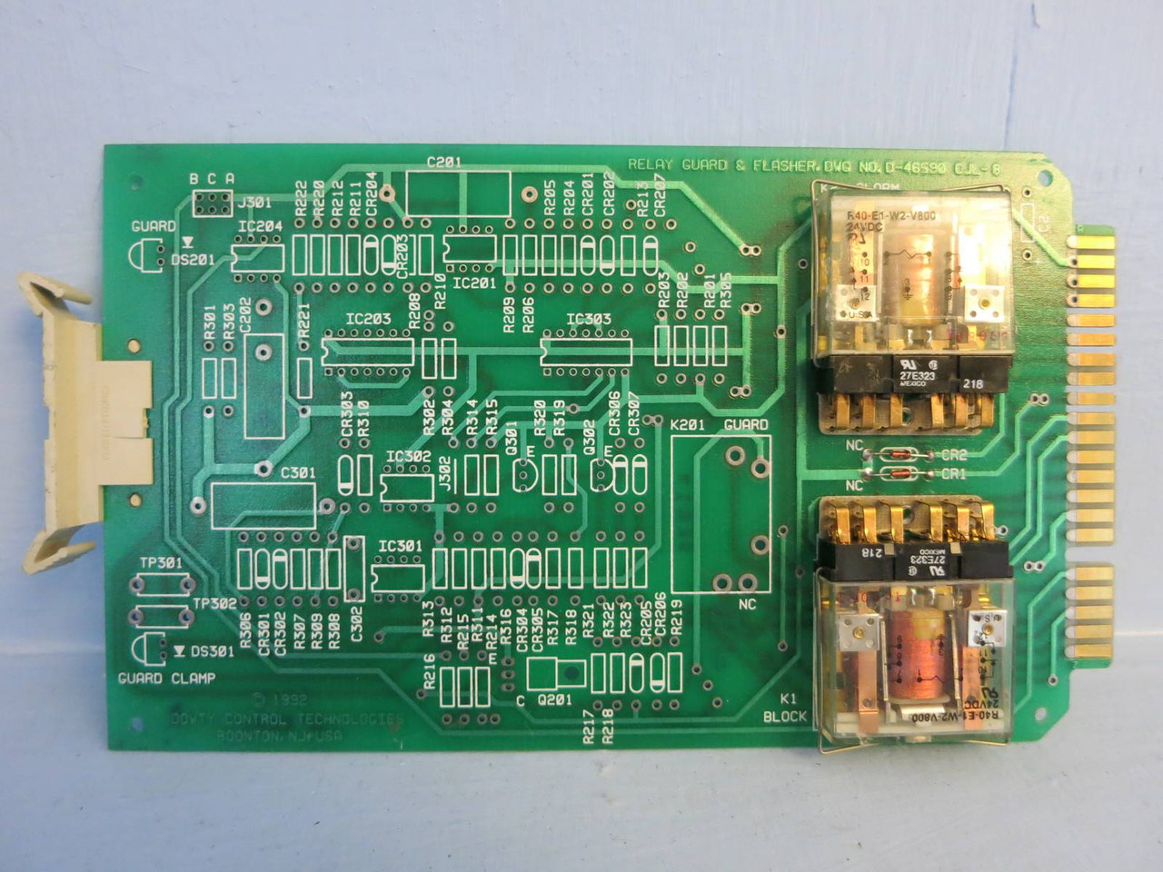 Dowty RFL Relay Guard & Flasher D-46590 CJL-8 PLC Board Industries 67 Relay (PM0411-1)