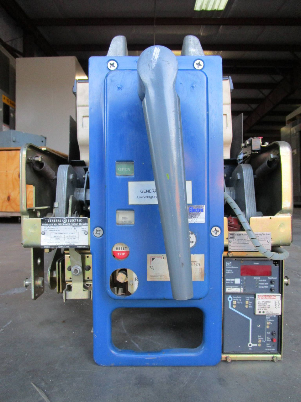 GE AKR-4A-30 800A Air Circuit Breaker LI Digitrip RMS 810 S81LI 600 Rating Plug (NP0239-2)