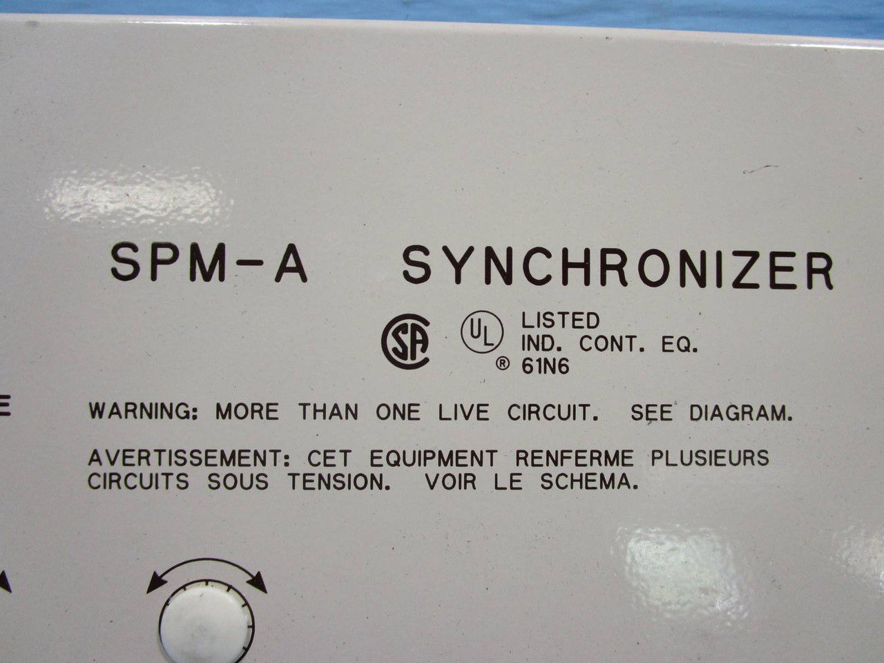 Woodward 9905-002 SPM-A Synchronizer 9905002 Rev. N 115 230 V 10 Watts SPMA 60Hz (NP0304-4)