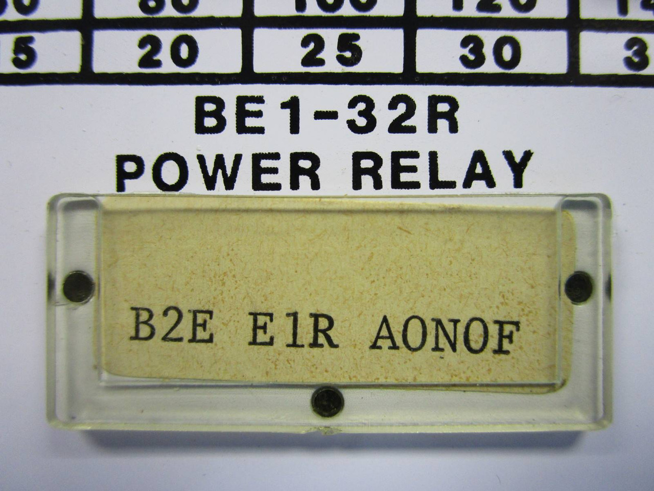 Basler Electric BE1-32R Power Solid State Relay E2E E1R A0N0F BE132R BEI-32 R BE (NP0328-2)
