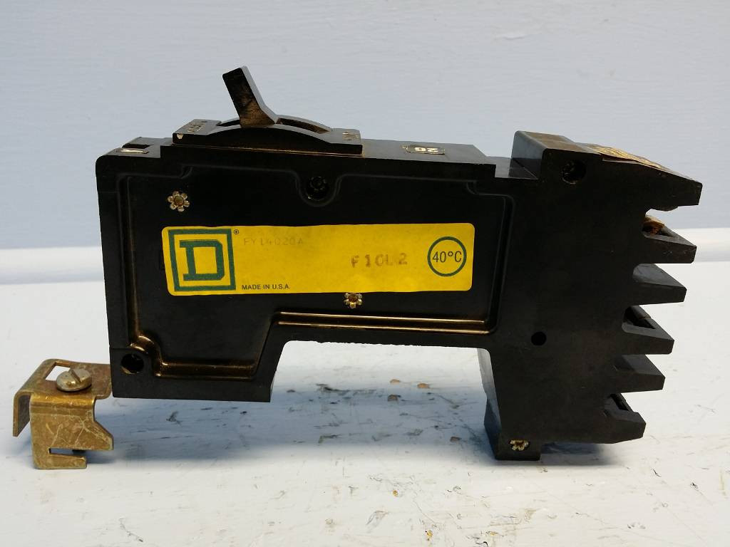 Square D I-Line FY14020A 20A 1P Circuit Breaker Black 277V 1 Pole FY1402020 Amp (EM0435-204)