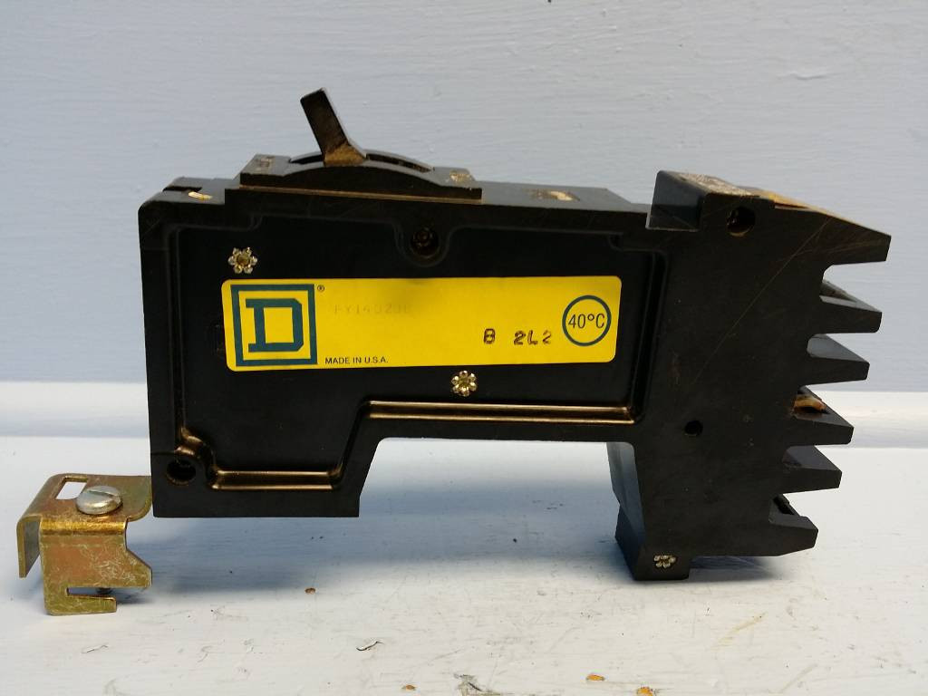 Square D I-Line FY14020B 20A 1P Circuit Breaker Black 277V 1 Pole FY1402020 Amp (EM0436-174)