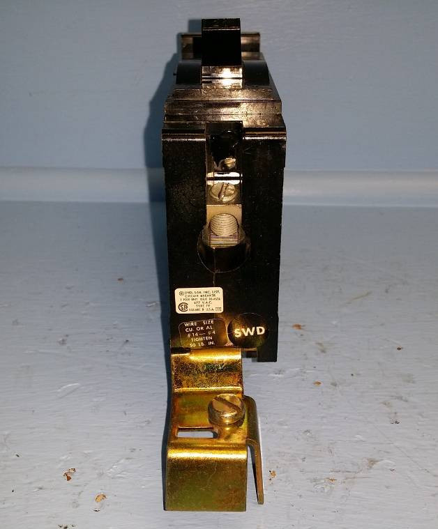 Square D I-Line FY14020C 20A 1P Circuit Breaker Black 277V 1 Pole FY1402020 Amp (EM0437-188)