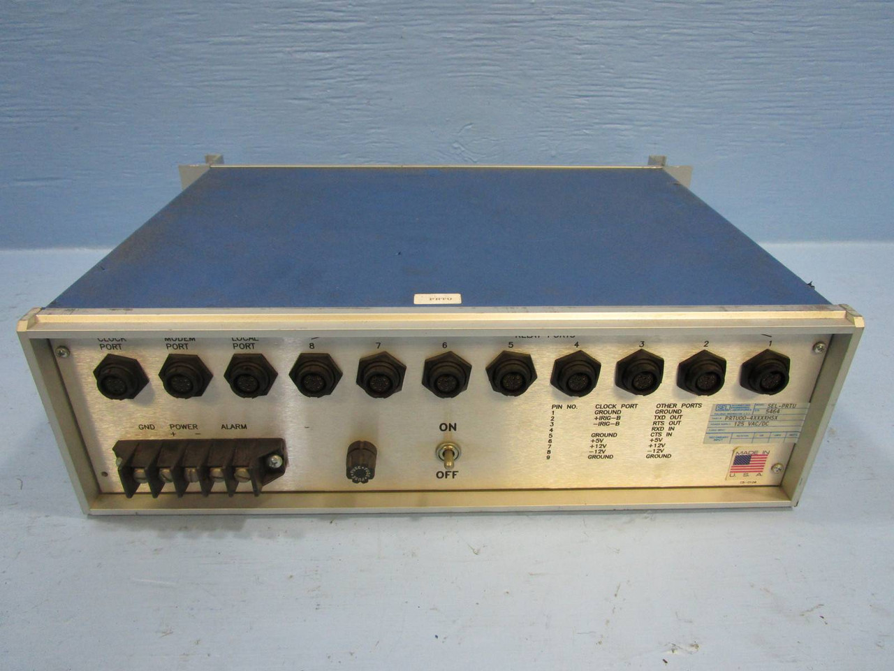 Schweitzer SEL-PRTU Protective Relay Terminal Input SELPRTU PRTU00-4XXXXHSX (NP0333-12)