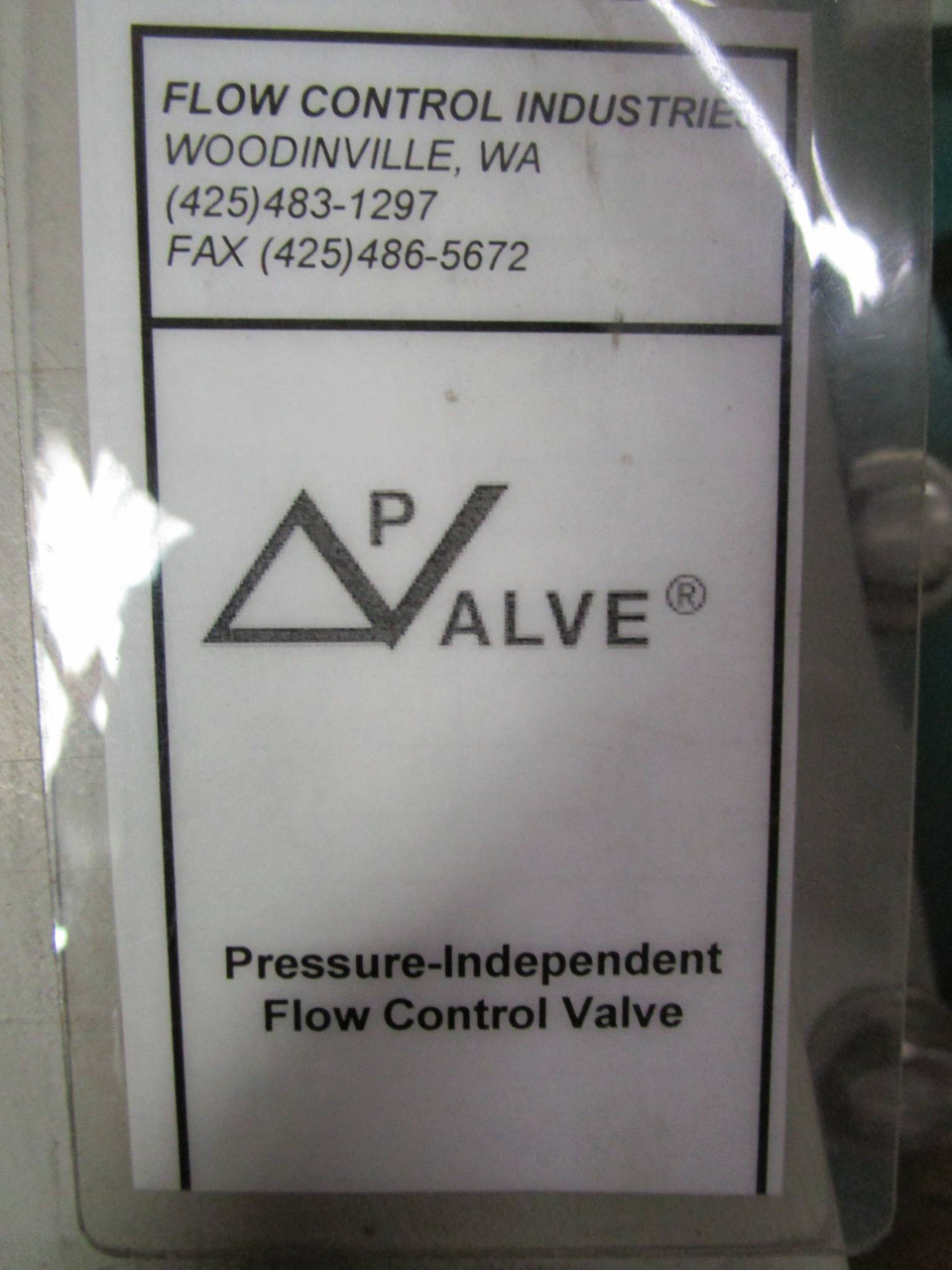 NEW Flow Control Industries Valve 8" IDP-515-5 IDP 1122 GPM IDP DeltaP 2Way NIB (NP0353-1)