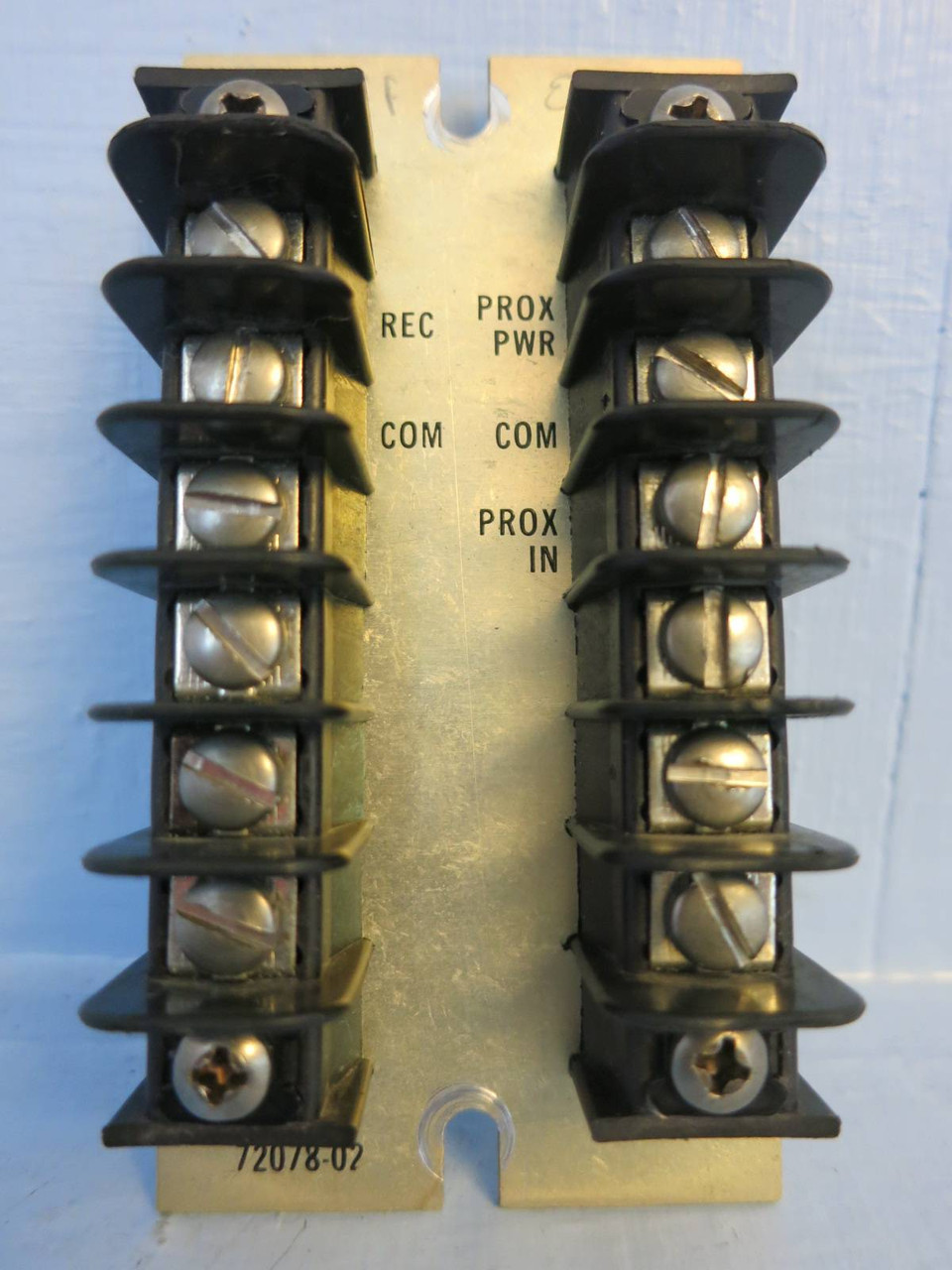 Bently Nevada 72078-02 Wiring Terminal Board PLC Bentley 72075-02 143 7207802 (PM0715-1)