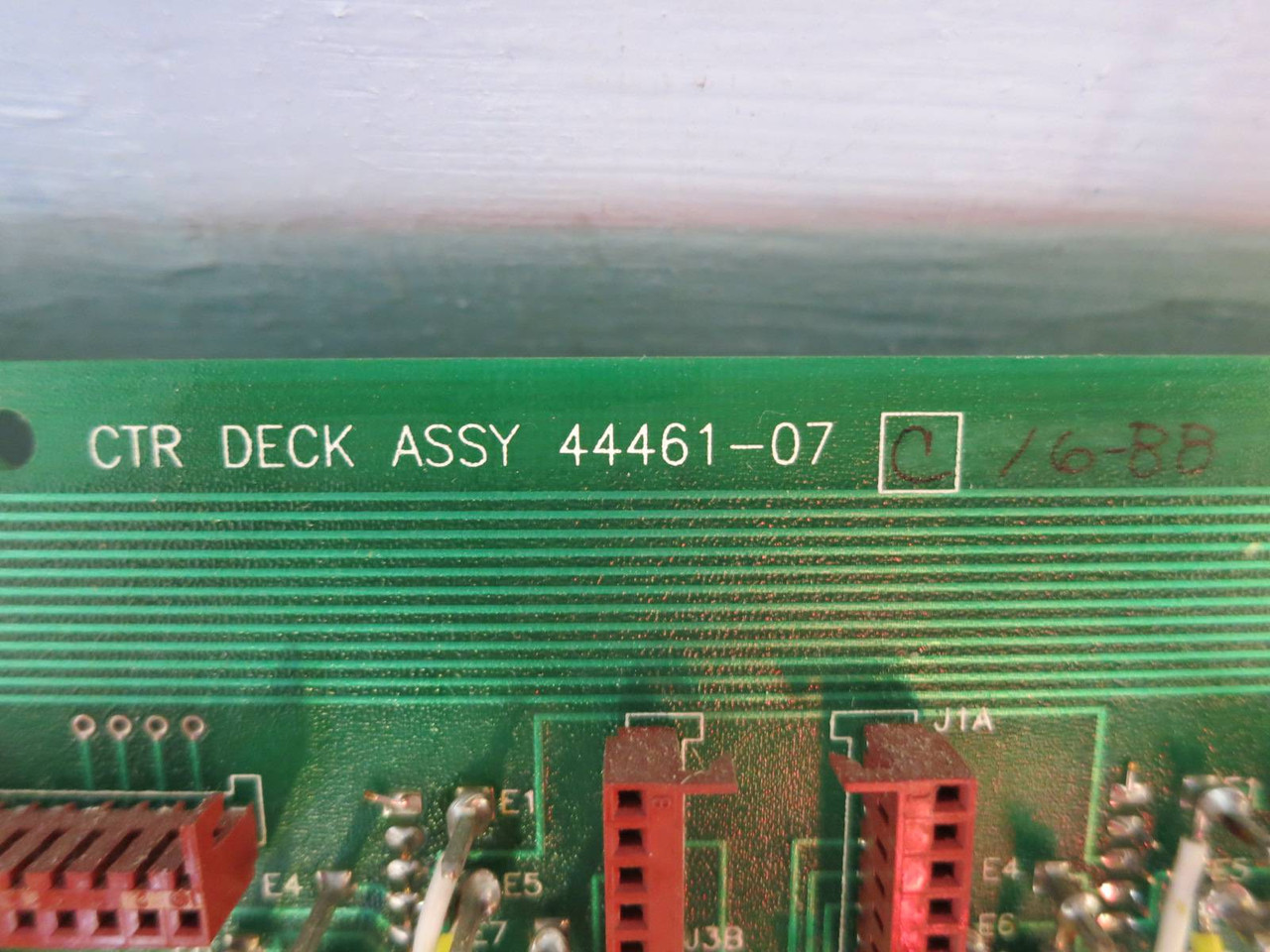 Bently Nevada 44461-07 Ctr Deck Assy 12 Slot Rack/Chassis PLC PWB49418-01 49418 (PM0735-3)