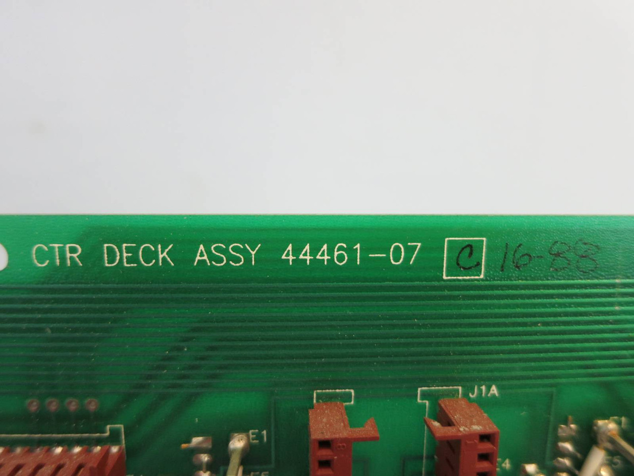 Bently Nevada 44461-07 Ctr Deck Assy 12 Slot Rack/Chassis PLC PWB49418-01 49418 (PM0735-3)