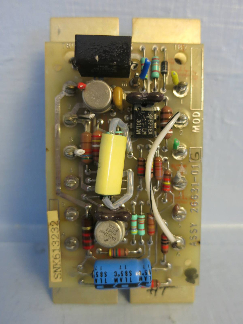 Bently Nevada 43460-01 / ASSY 26631-01 G PLC Bentley SNK613232 4346001 2663101 (PM0710-20)