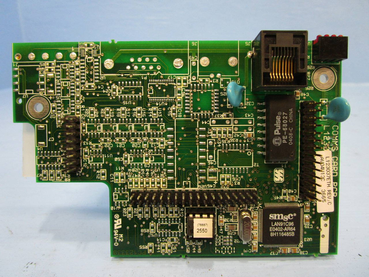 Image of Honeywell L123037ETH Rev C COMMS Board Multitrend Trendview Interface AV04W13C