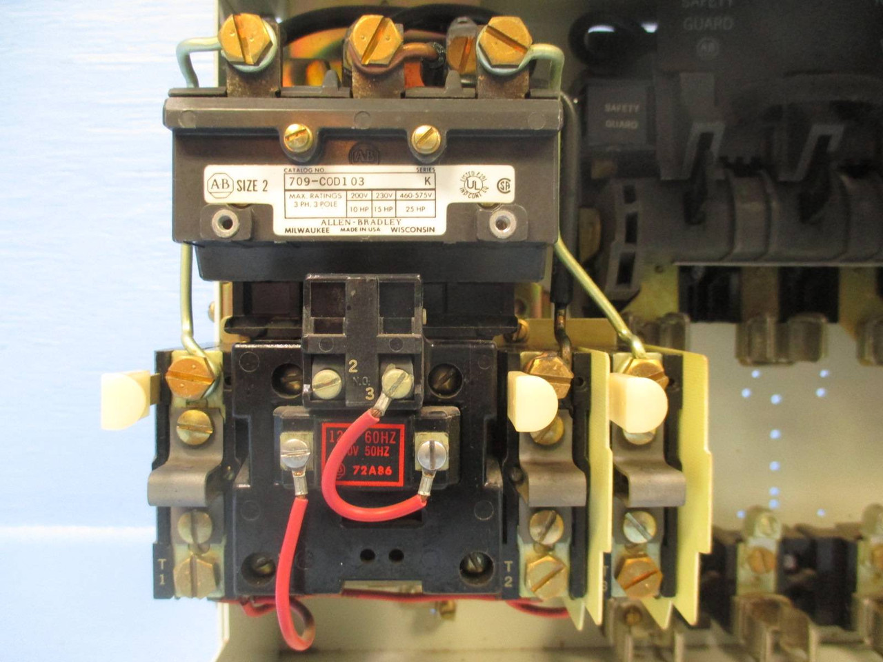 Allen Bradley 2100 Centerline 60A Fusible Size 2 Starter 12" MCC Bucket 60 Amp (TK0360-60)