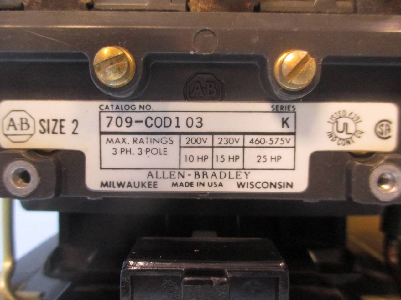 Allen Bradley 2100 Centerline 60A Fusible Size 2 Starter 12" MCC Bucket 60 Amp (TK0360-60)