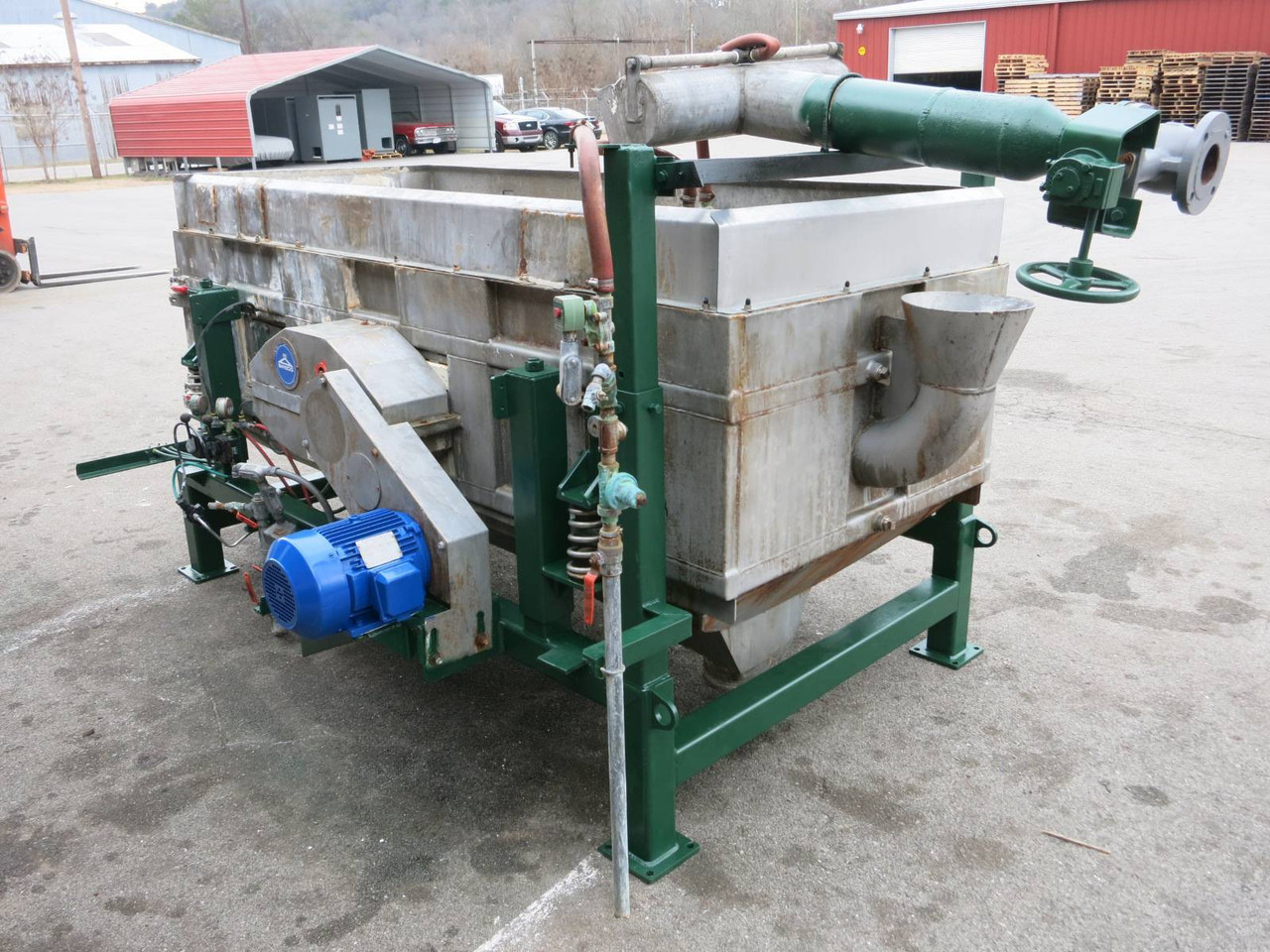 Sweco 100"x 44" UM3-2W Double Deck Stainless Vibratory Screen Vibrating Screener (PM0765-1)