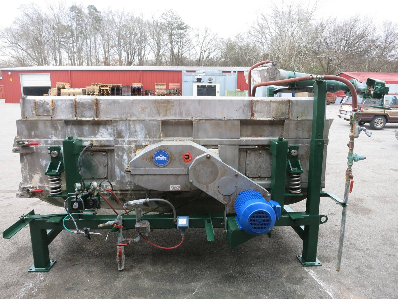 Sweco 100"x 44" UM3-2W Double Deck Stainless Vibratory Screen Vibrating Screener (PM0765-1)