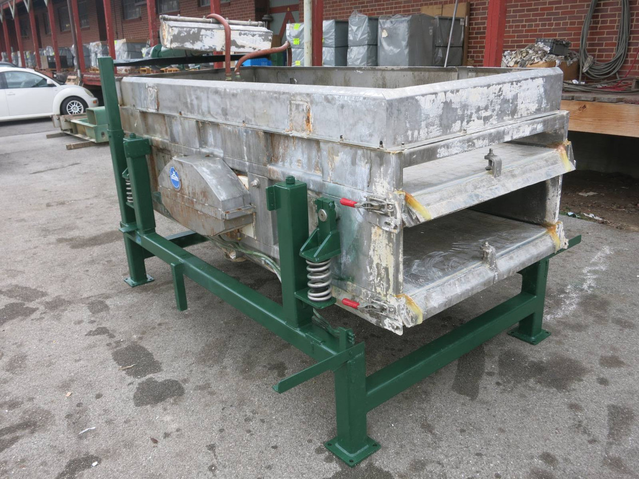 Sweco 100"x 44" UM3-2W Double Deck Stainless Vibratory Screen Vibrating Screener (PM0765-1)