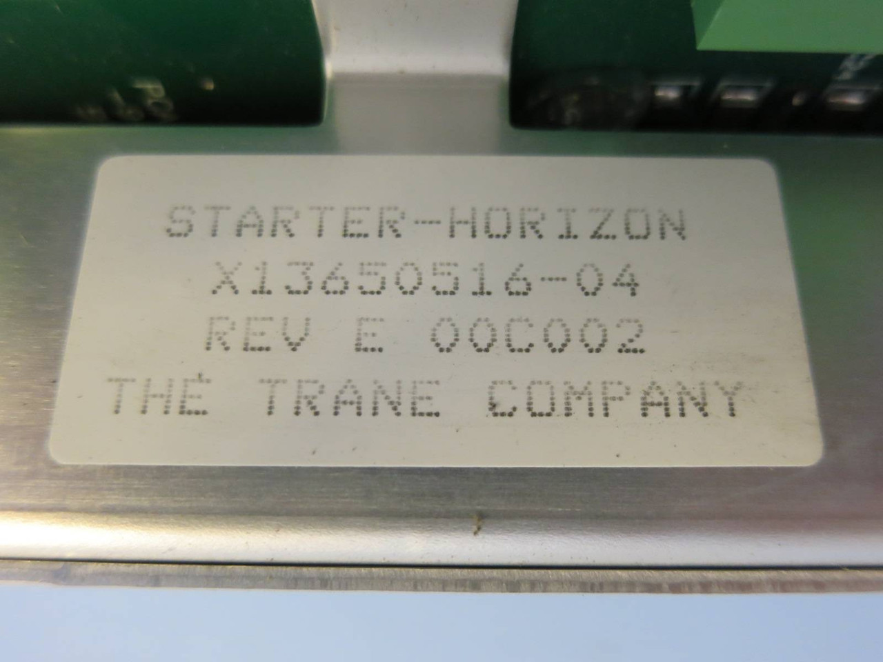 Trane X13650516-04 Rev E 00C002 Starter-Horizon PLC Control Module X1365051604 (PM0766-1)