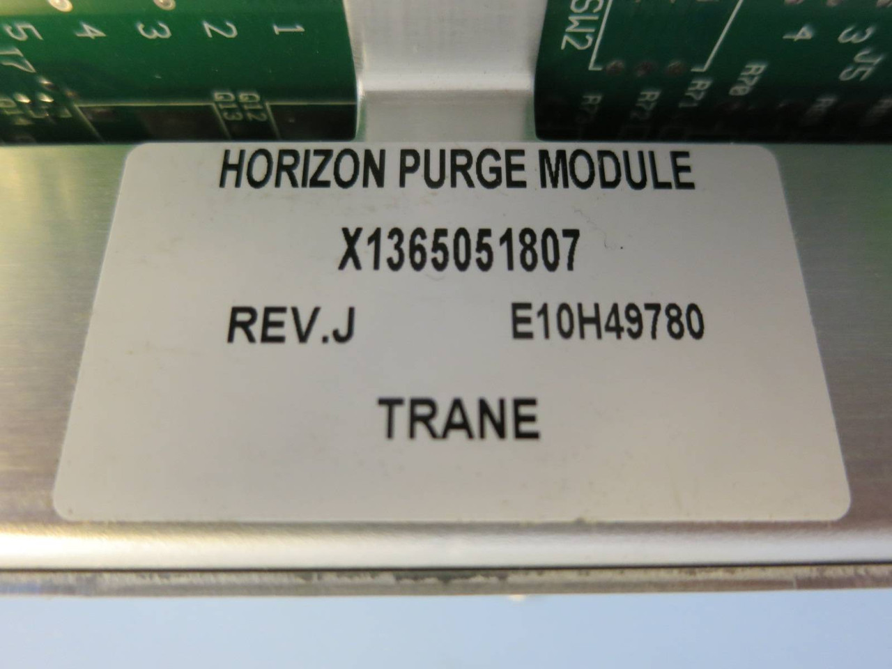 Trane X13650518-07 Rev J E10H49780 Horizon Purge PLC Control Module X1365051807 (PM0768-1)