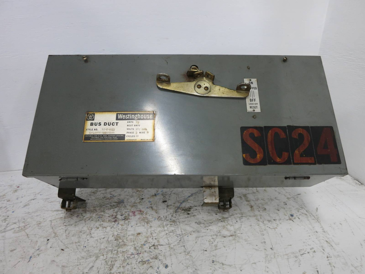 Westinghouse BPIN-A226AEAAN 15A Breaker/18A 5 Pole Contactor Busplug 47-E-2533 (PM0821-24)