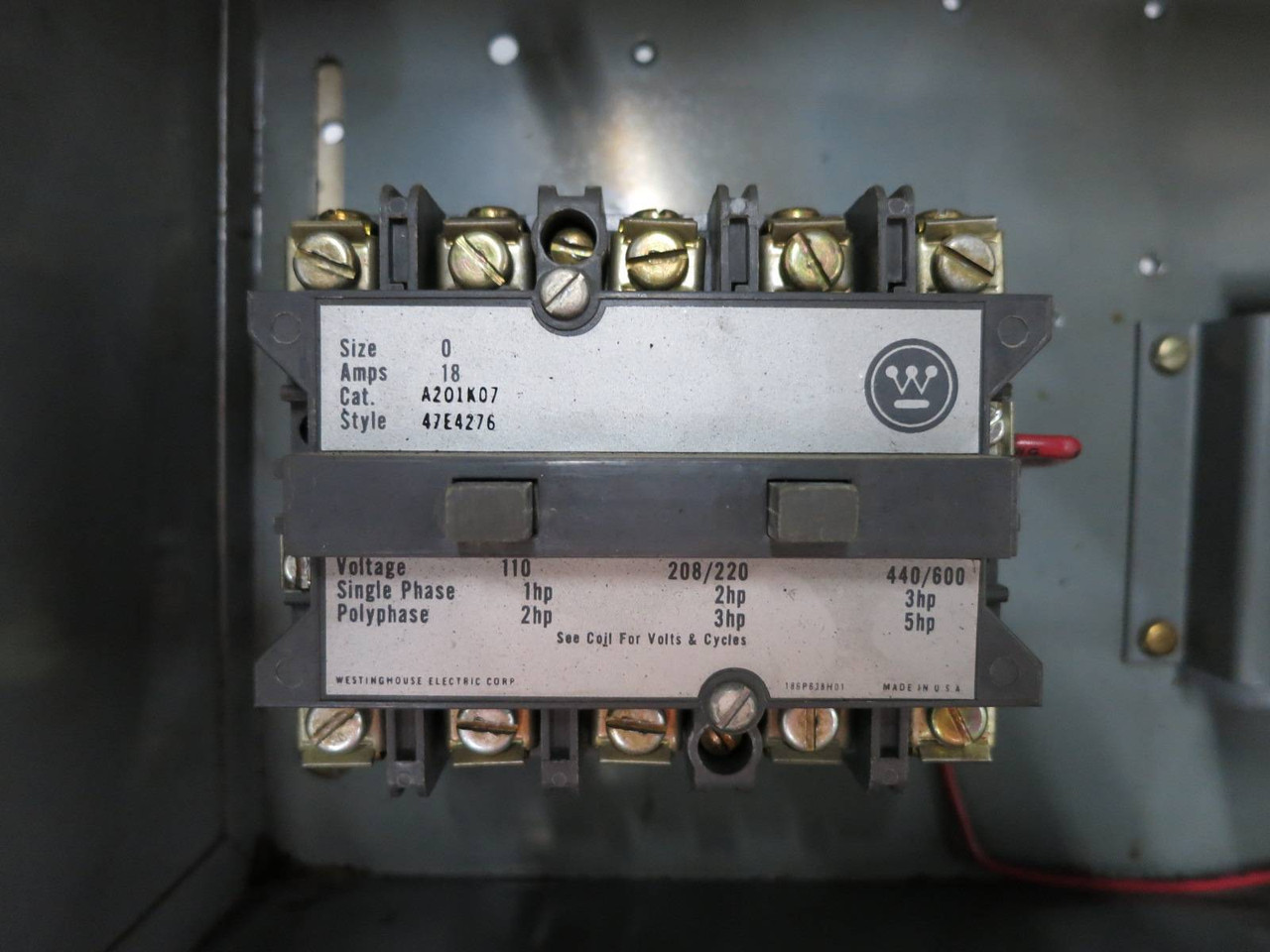 Westinghouse BPIN-A226AEAAN 15A Breaker/18A 5 Pole Contactor Busplug 47-E-2533 (PM0821-24)