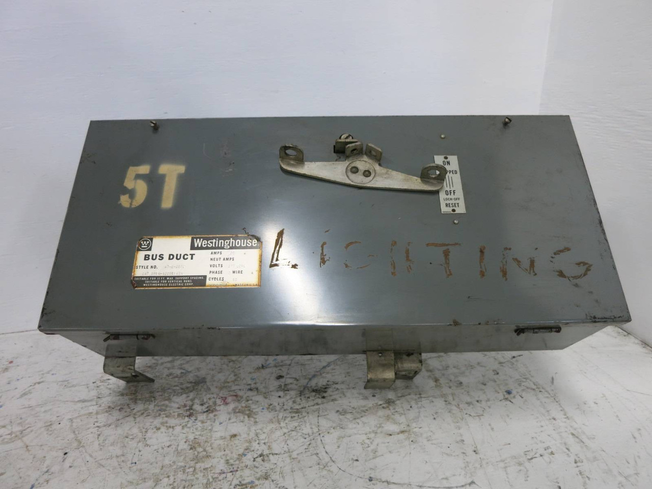 Westinghouse BPIN-A226SIABN 20A Breaker/30A Lighting Contactor Busplug 47-E-2532 (PM0820-70)