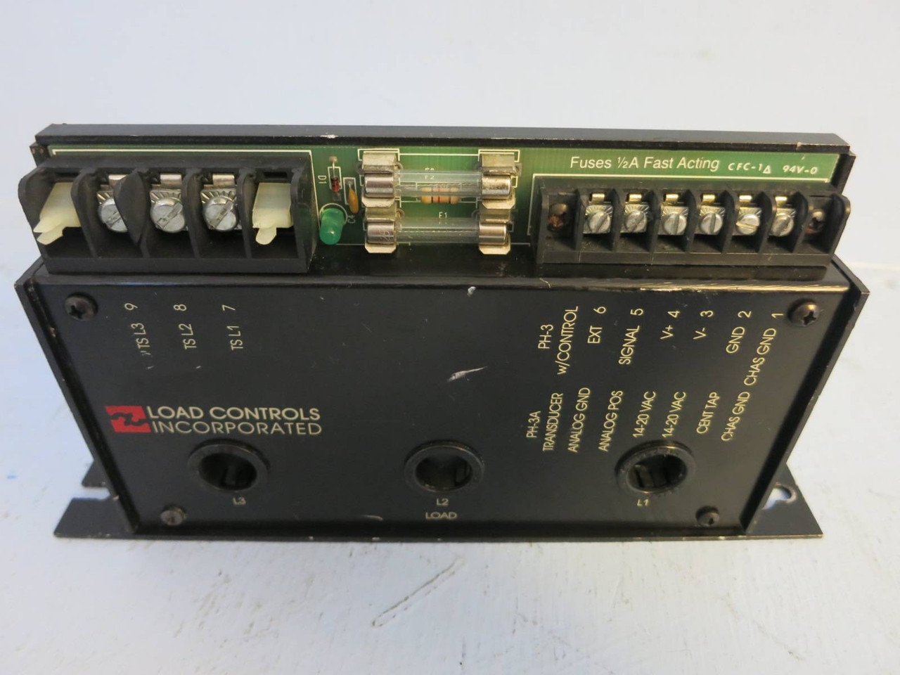 Load Controls Incorporated PH-3A-HG 460V 4.2A 4-20ma Module Transducer CT PLC (PM0826-1)