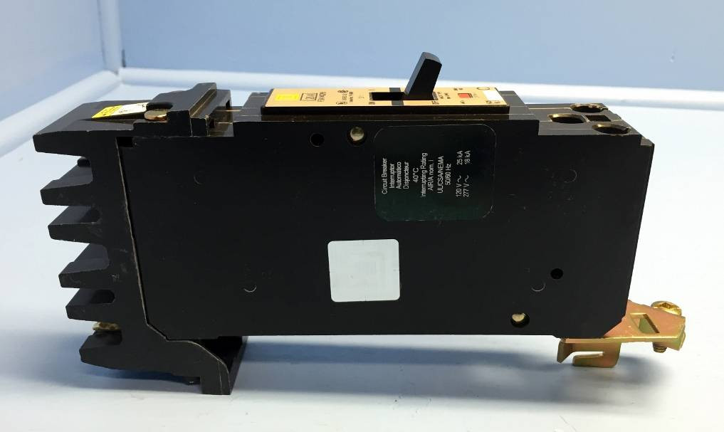 Square D I-Line FDA140205 20A Circuit Breaker 1 Pole YF-6609 277V 20 Amp 1P HACR (EM0665-11)