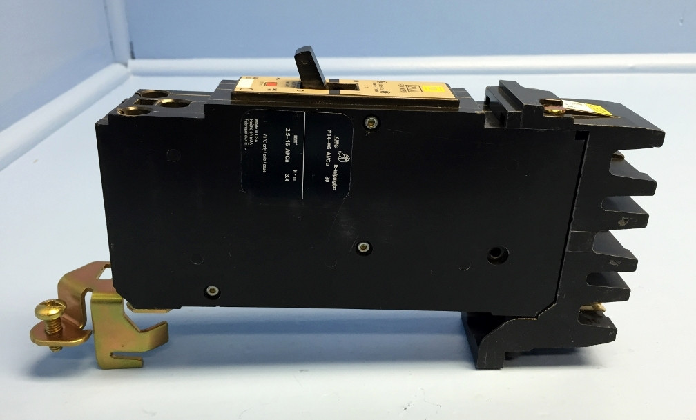 Square D I-Line FDA140205 20A Circuit Breaker 1 Pole YF-6609 277V 20 Amp 1P HACR (EM0665-11)