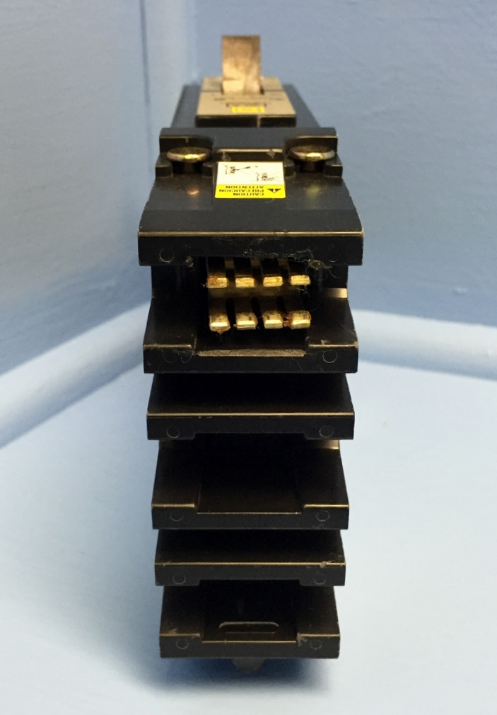 Square D I-Line FDA140201 20A Circuit Breaker 1 Pole YF-6609 277V 20 Amp 1P HACR (EM0663-10)