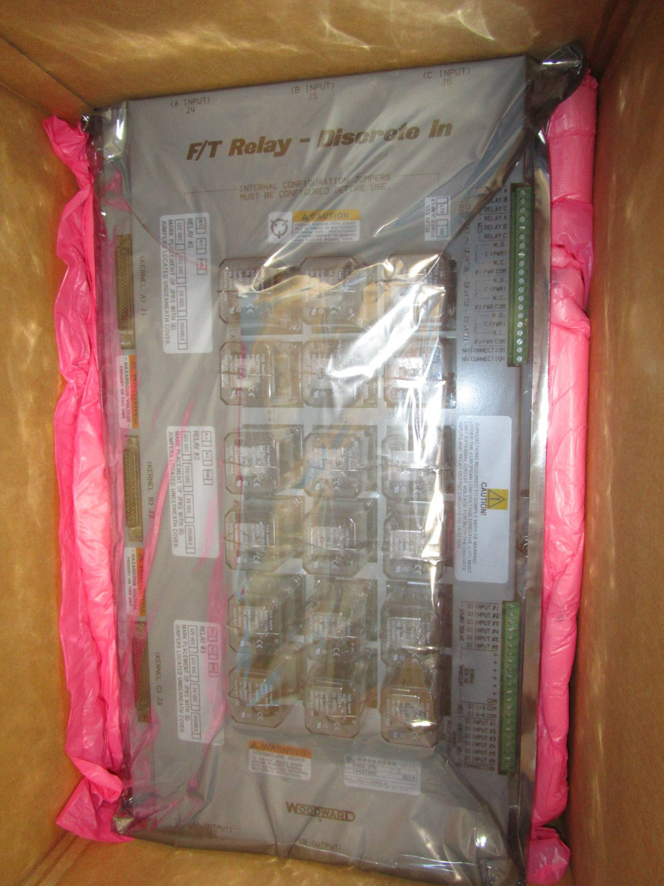 Image of NEW Woodward 5453-276 F/T Relay Discrete In Relay 5009 5453276 NNB Input Rev C