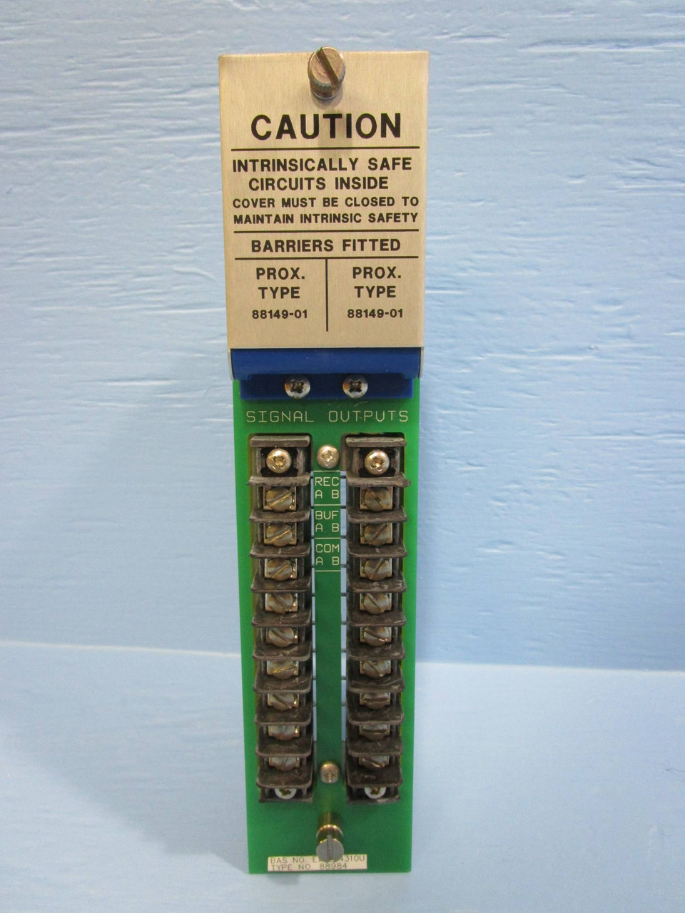 NEW Bently Nevada 88984-03 3300 Barrier Earthing System PLC 8898403 88149 Relay (NP0496-2)