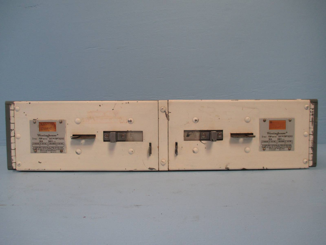 Westinghouse FDPT62X3 30 Amp 240V Fused Twin Panelboard Switch FDP w/ Hardware (TK0449-1)