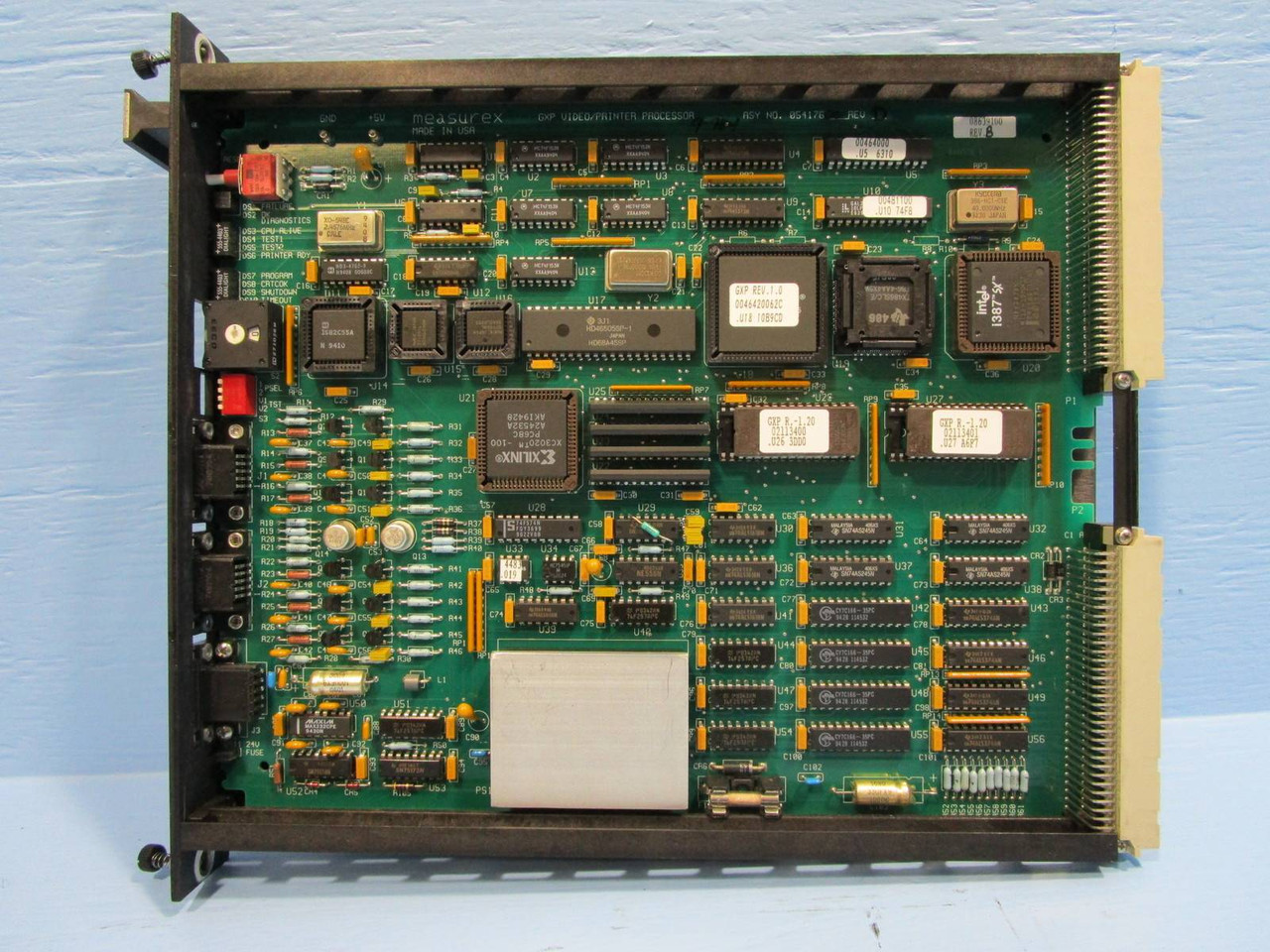 Measurex GXP 09823600 Video Printer Processor PLC Honeywell 05417600 098236-00 (NP0529-1)