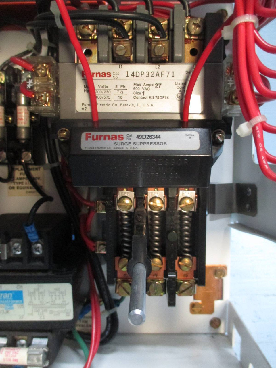 Siemens Tiastar Furnas System 89 Size 1 Starter 60A Fused 12" MCC MCCB Bucket (TK0495-22)