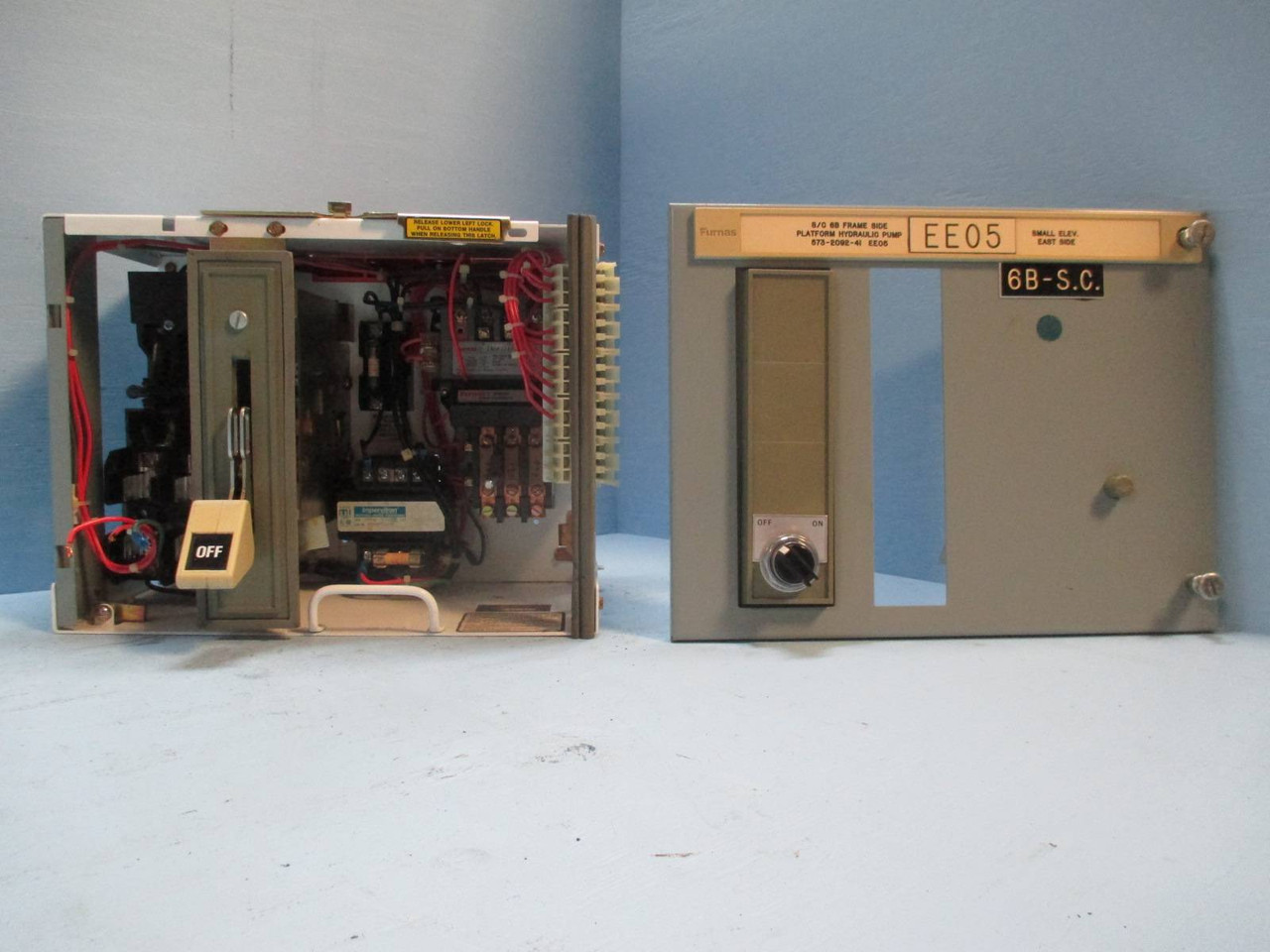 Image of Siemens Tiastar Furnas System 89 Size 1 Starter 30A Fused 12" MCC MCCB Bucket