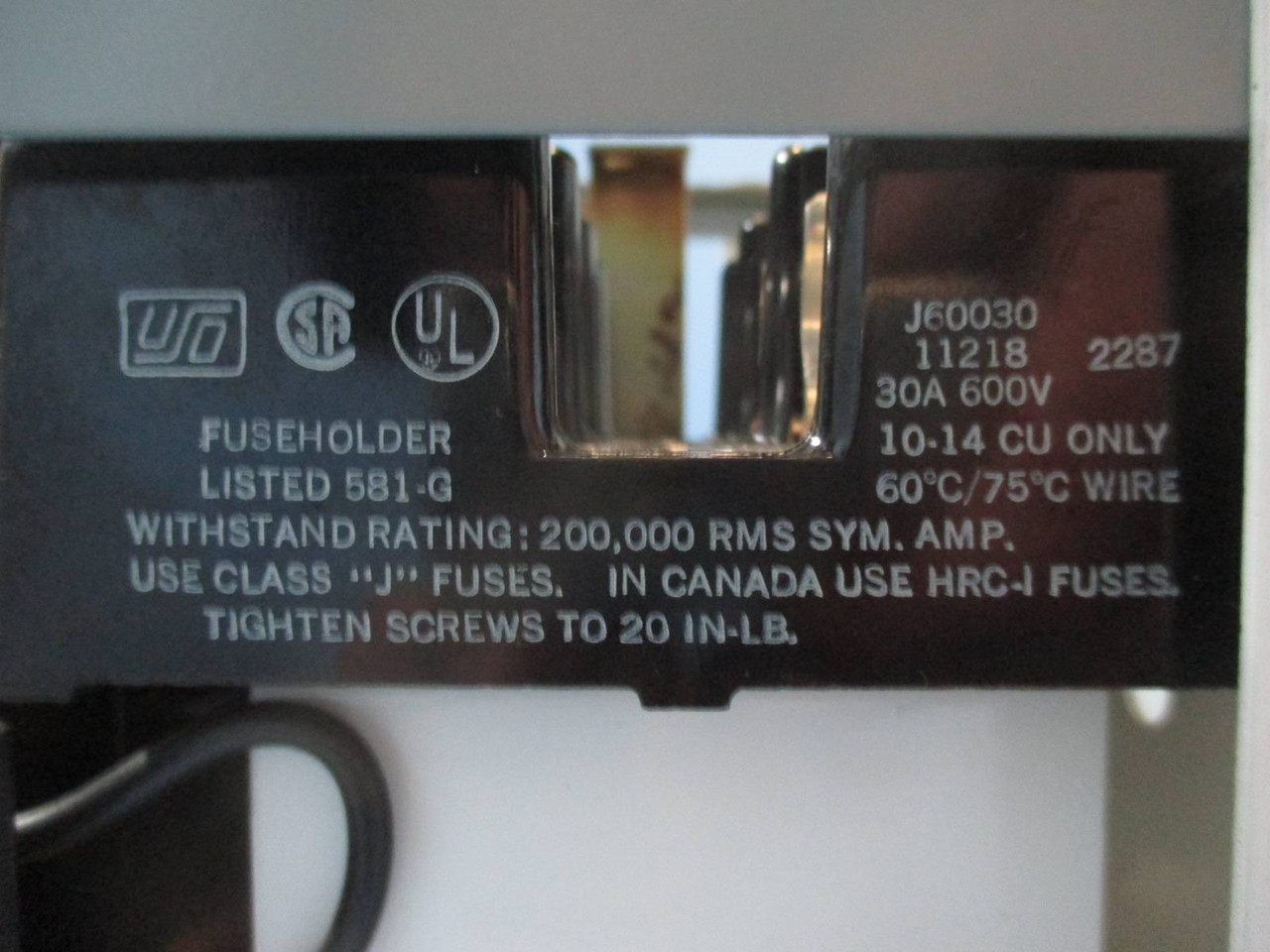 Siemens Tiastar Furnas System 89 Size 1 Starter 30A Fused 12" MCC MCCB Bucket (TK0494-21)